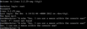 [技巧] Linux Deepin 文字终端下使用鼠标